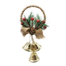 Adorno navideño 3 campanas en bolsa