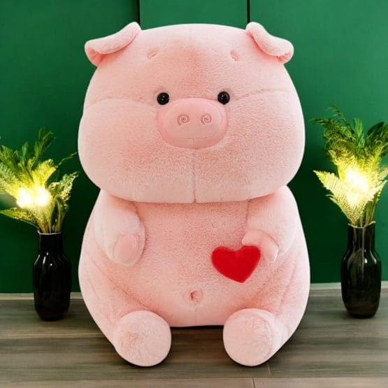 Peluche cerdito con alas 35 cm.