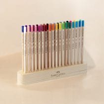 Lapices faber supersoft naturales con base x36