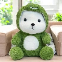 Peluche osito con pijama dinosaurio 30 cm