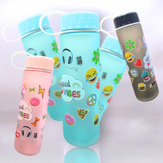 Botella de agua good vibes