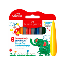 Crayones faber ergonomicos cohete x6
