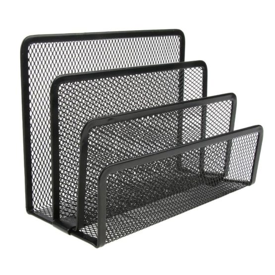 Organizador archivador metal 3 divisiones