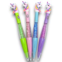 Lapicera con luz unicornio
