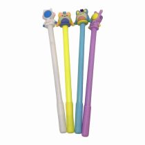 Lapicera gel muñequitos