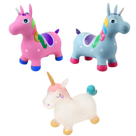 Saltarin inflable unicornio