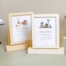 Portarretrato madera doble faz c/base