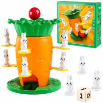 Juego de mesa torre de balance conejos