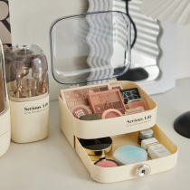 Organizador maquillaje dos divisiones 19.5×18.5×12.5cm