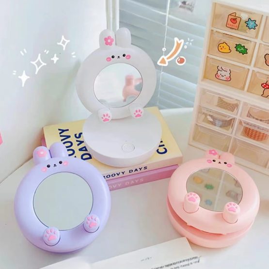 Lampara conejito con espejo