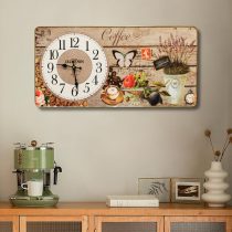 Reloj pared rectangular diseños 59x29cm