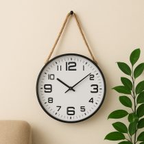Reloj de pared redondo 25cm con cuerda