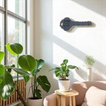 Perchero mdf llave 4 ganchos