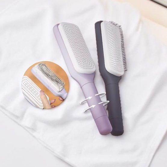 Cepillo autolimpiante para dama 24x6x2.2 cm