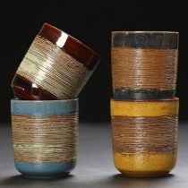 Taza ceramica diseño rayas 160ml