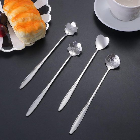 Cuchara para postre/cafe acero