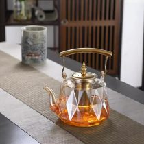 Tetera de vidrio con filtro 1.2 litros