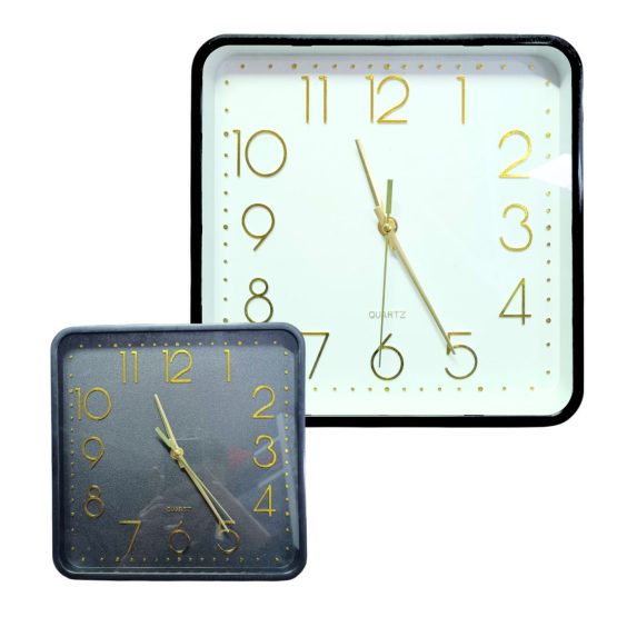 Reloj pared cuadrado 25cm