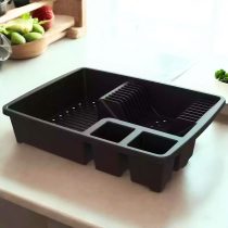 Escurridor color negro 41×30.5×8.5 cm