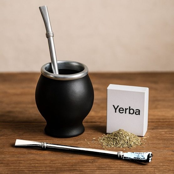 Bombilla alpaca plateada 19cm