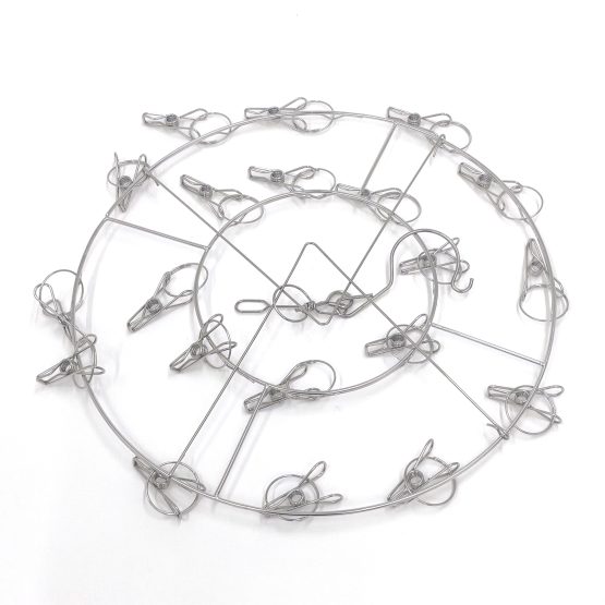 Colgante para ropa metal 20 palillos