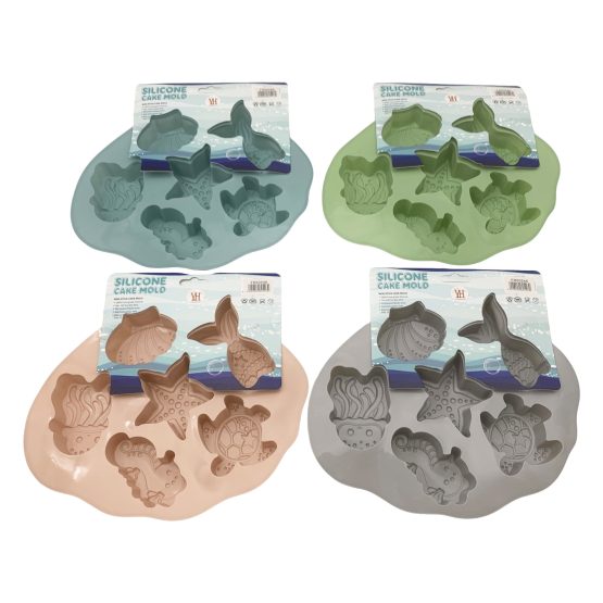 Molde de silicona oceano