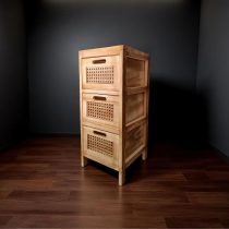 Cajonera hanoi marron 58.5x27x25 cm