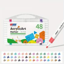 Marcadores acrilico x48 en estuche
