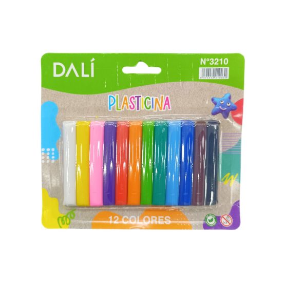 Plasticina x12 en blister 140g