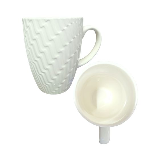 Taza de ceramica con textura 8.8×11.5 cm