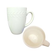 Taza de ceramica con relieve espiga 9×11.5 cm