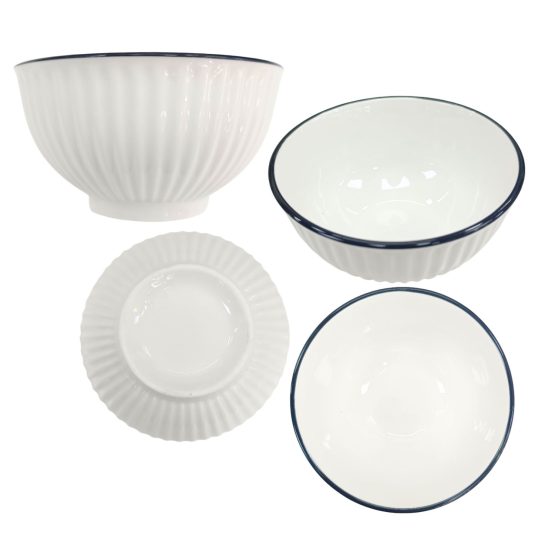 Bowl de ceramica blanco red 11.43cm