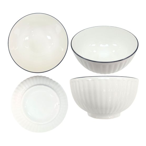 Bowl de ceramica blanco red 15cm