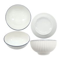 Bowl de ceramica blanco red 20cm