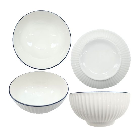 Bowl de ceramica blanco red 20cm