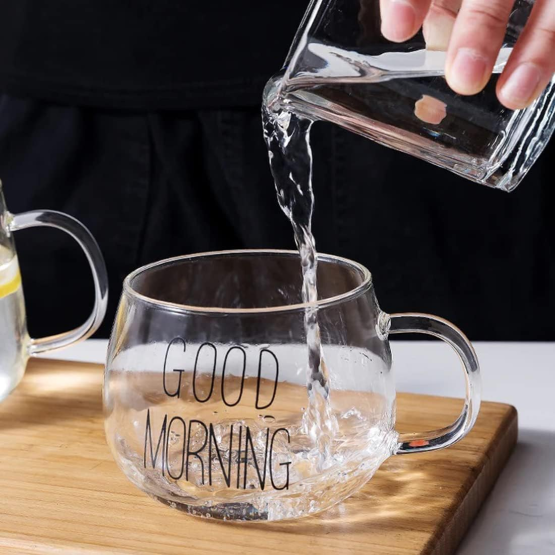 Taza de vidrio good morning 250ml