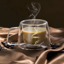 Taza doble vidrio coffee 200ml