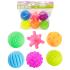 Pelota para masajes x6 texturada en bolsa 6cm