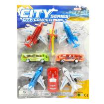 Vehiculos surtidos x8 en blister 24×31 cm