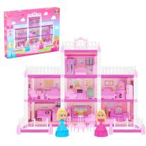 Castillo de princesa 160 piezas y accesorios 53×50 cm
