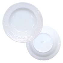 Plato hondo blanco clasico 22cm