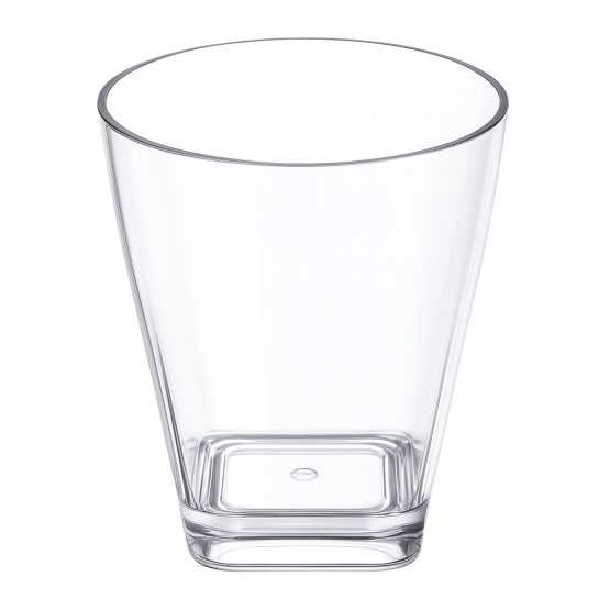 Vaso transparente de plastico 300ml 8×10 cm