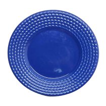Plato postre olimpia deep blue 21cm