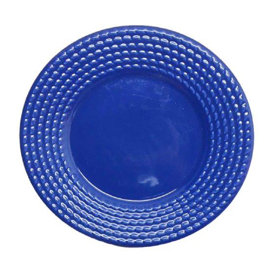 Plato postre olimpia deep blue 21cm