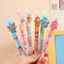 Lapicera gel borrable labubu