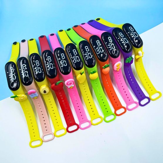 Reloj digital lisos y con aplique