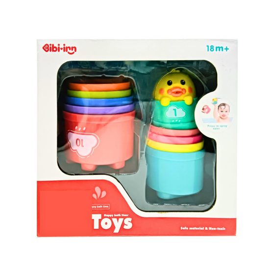 Vasos apilables x10 en caja 20x9x19 cm