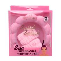 Set belleza vincha y muñequeras 11cm