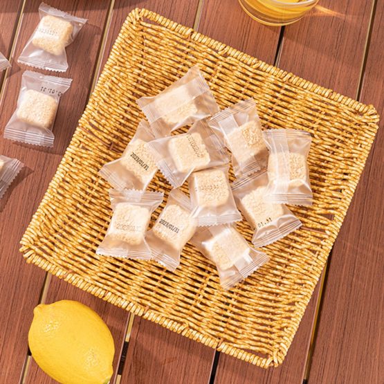 Frutero cuadrado simil ratan grande 20x20x4 cm