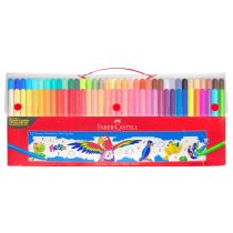 Marcadores faber finos estuche x72